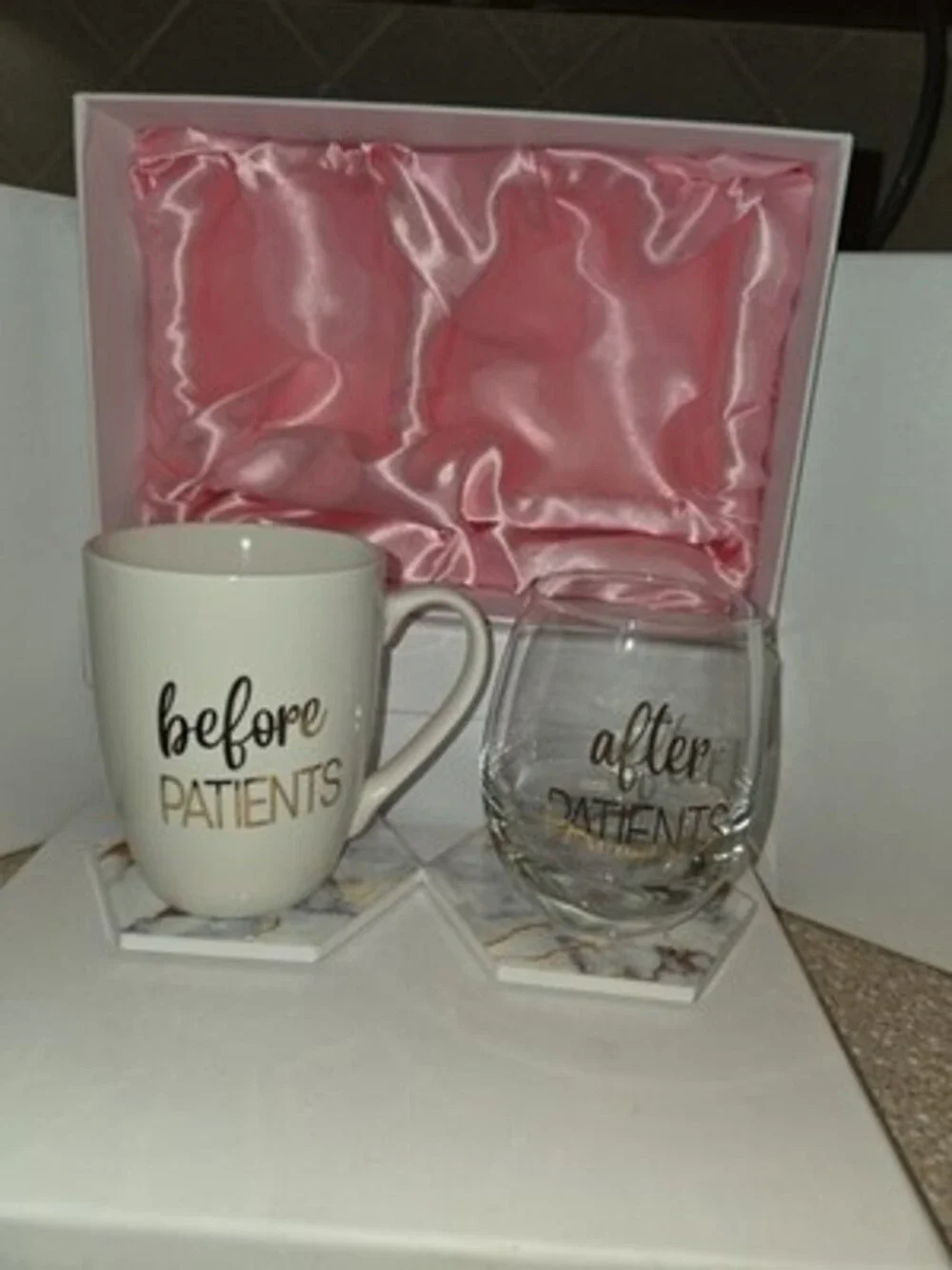 Thank gifts coffee mug, wine Glass,medical professionals Dentist, Doctor, Nurse